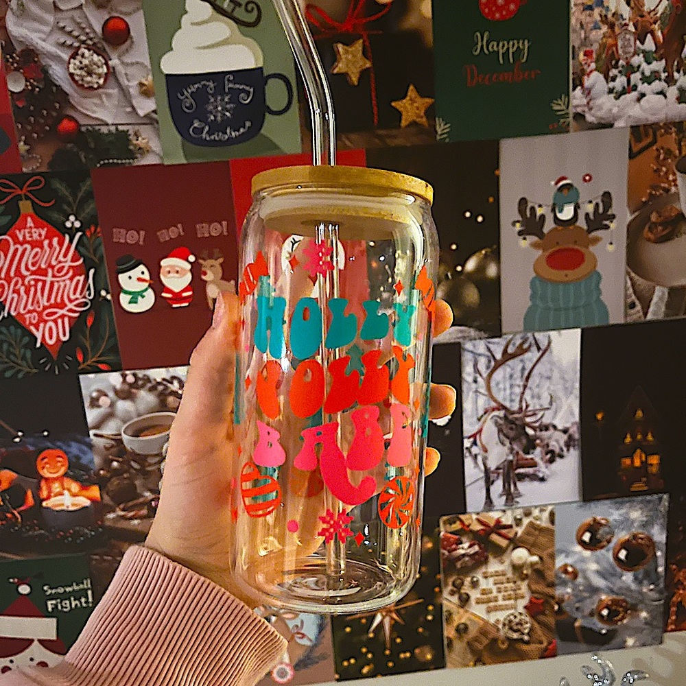 Holly Jolly Babe 16 oz cup